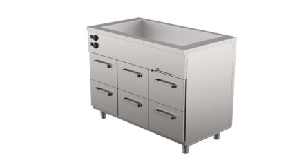Bain-marie with heated cupboard KLH 1206