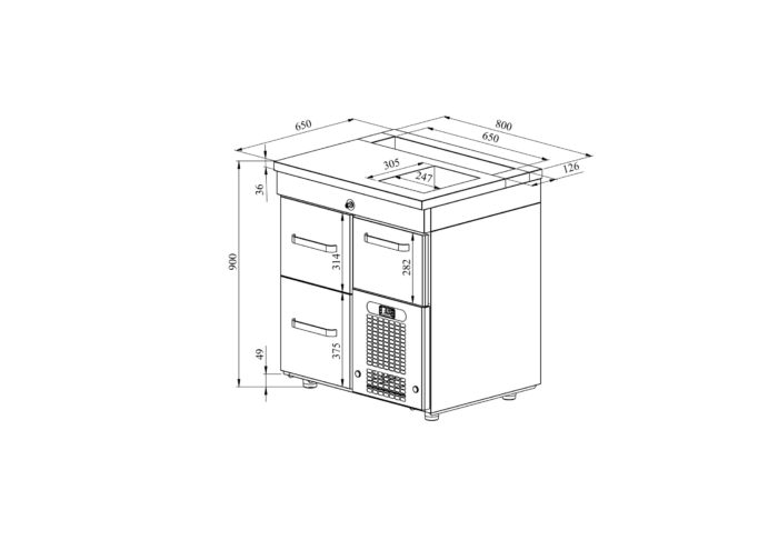 ksk bm 803 lock dimetric scaled 2