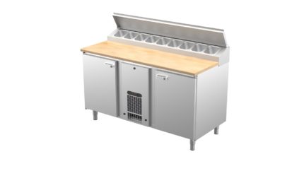 Cold counter for bakeries PK KLE 1620 (plate 450x600mm) wood