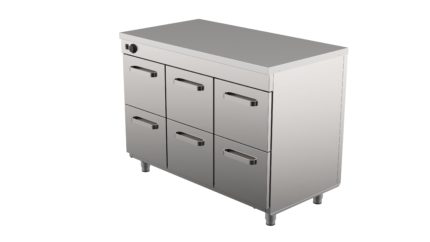 Heated cupboard with neutral top LK 1206